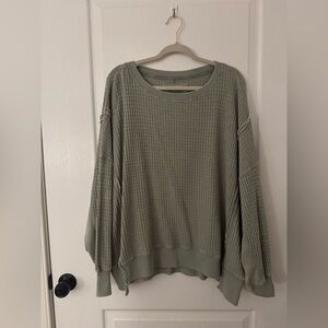 American Eagle Waffle Sweatshirt